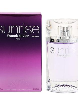 Туалетна вода franck olivier sunrise women