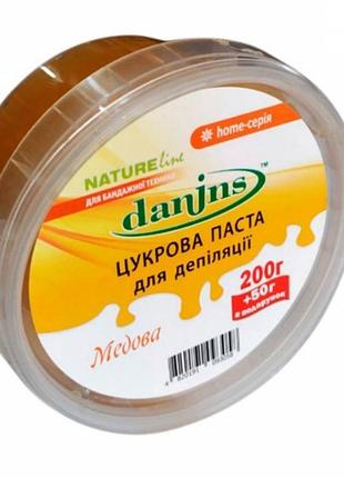 Паста для шугаринга "мед" danins, 250 гр