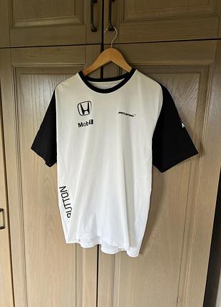Футболка mclaren honda f1 team jenson button | формула 1 | розмір л