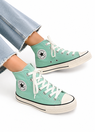 Оригинальные кеды converse chuck taylor all star в нежном мятном цвете