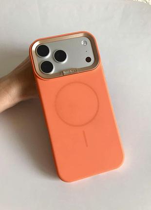 Чохол magsafe для iphone 17 pro max силіконовий orange | захисний чохол apple