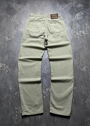 Vintage винтажные джинсы yves saint laurent ysl сан ларан big metal logo old money олд мани size 32/34 размер 32/34