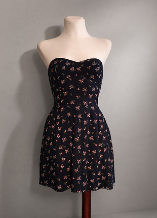 Платье короткое летнее superdry без бретелей xs
