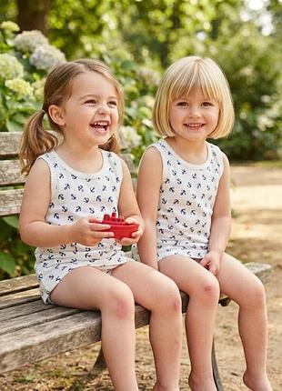 Набор 2 шт новая майка mini boden 2-3 г 92-98 см сток