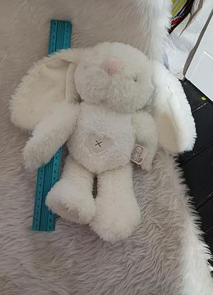 Белый плюшевый кролик зайчик зайка от 
 chad valley snuggle bunny