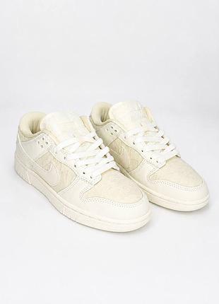 Женские кроссовки nike sb dunk • ivory beige
