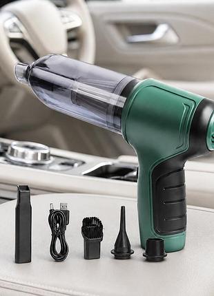 Портативный автомобильный пылесос multifunction vacuum cleaner xl-1962 120 вт 9000 па