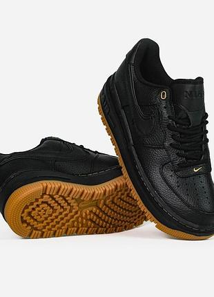 Nike air force 1 luxe black gum