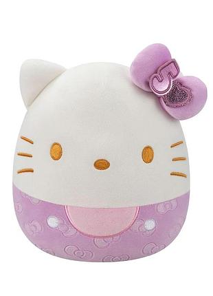М'яка іграшка squishmallows – хелоу кітті в пурпуровому (20 cm)