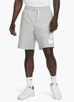 Шорти чоловічі nike club alumni сірі