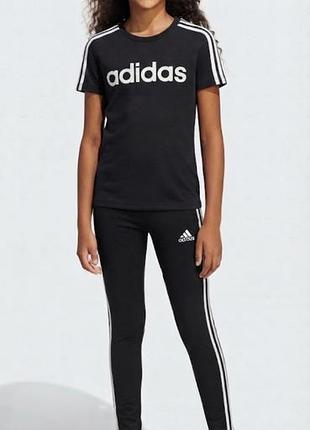 Спортивний комплект літній aeroready - футболка і легінси для дівчинки adidas (оригінал)
