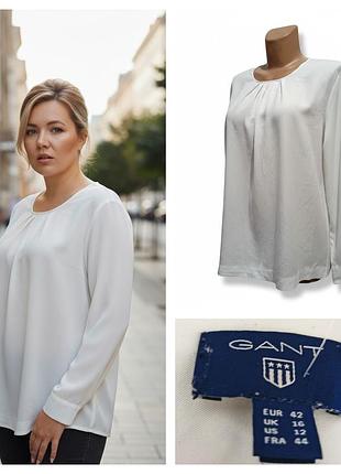 209. gant, бавовняна блуза , білого кольору.