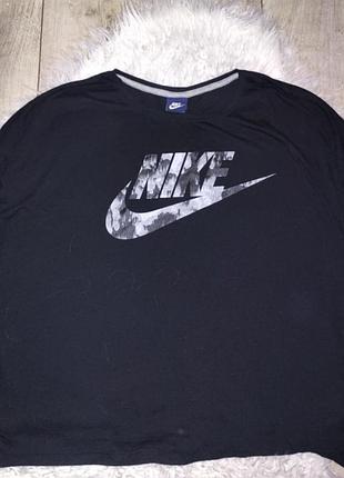 Лонгслів nike (100% оригінал, лінійка nike sportswear) преміальний м'який трикотаж tri-blend, розмір л