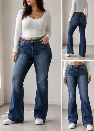 Джинси mossimo modern bootcut premium denim кльош 12/l