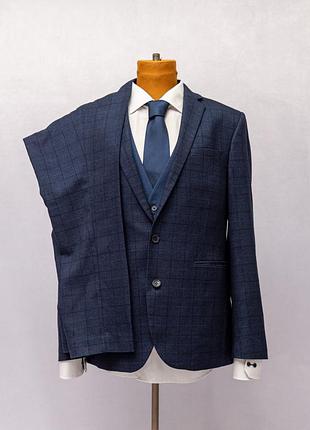 Мужской костюм-двойка приталенного кроя✂️primark, slim fit📍размер меха 42r, eu 52r, брюки u9 42r, eu 52r (на высокий рост, детали в описании)