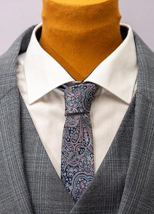 Оригинальный тонкий галстук с гобеленовым узором ✂️next, made in china 📍размер 153 см