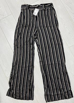 Нові жіночі штани h&m у смужку, розмір 40