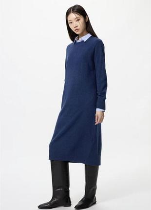 Сукня з тогової пряжі «суфле» uniqlo soufflé yarn dress