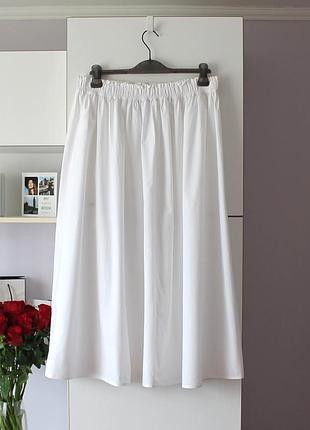Белая хлопковая юбка от primark xl