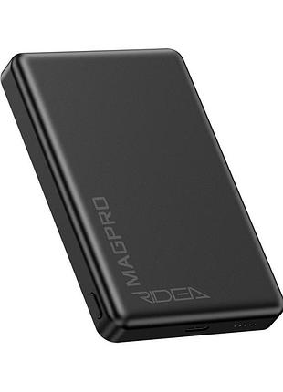 Мобильная батарея ridea rp-m10 magpro qc/pd 20w, qi 15w with magnetic 10000mah черный