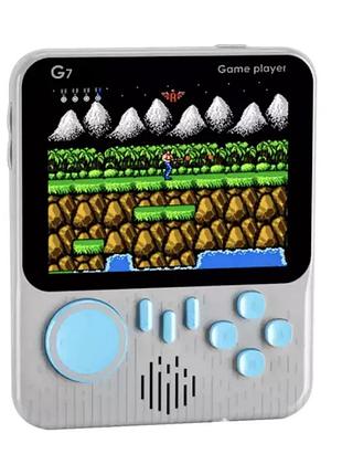 Портативная игровая консоль game box g7 с динамиком 666 игр 500 мач gray