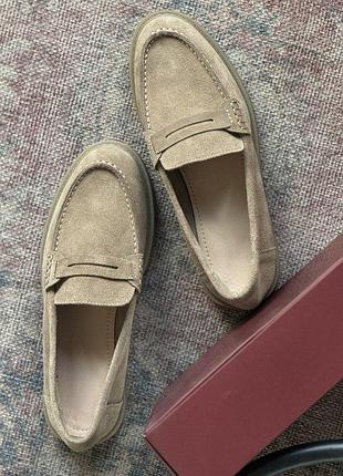 Женские лоферы cream дл7295