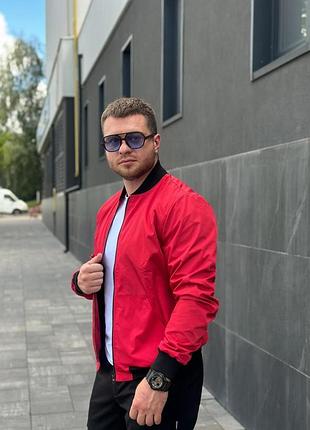 Бомбер мужской "challenge 2.0" intruder красный всегда в наличии ✅ l