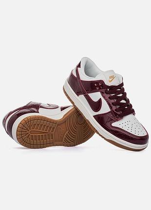 Nike dunk low lx beige/bordo