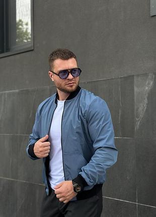 Бомбер мужской "challenge 2.0" intruder голубой всегда в наличии ✅ 3xl