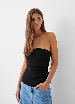 Топ новий із бірками від bershka чорний розмір xs