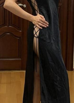 Чорна сукня комбінація в білизняному стилі від la senza. розмір м