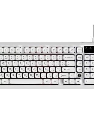 Клавіатура ajazz af98 дротова 98% usb type-c white
