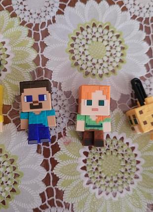 Колекційні фігурки minecraft від kinder joy