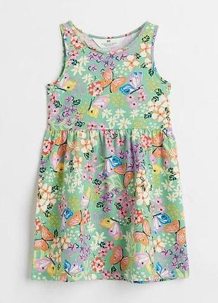 Коттоновое платье платье сарафан h&amp;m
