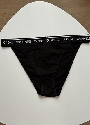 Хлопковые трусики calvin klein l