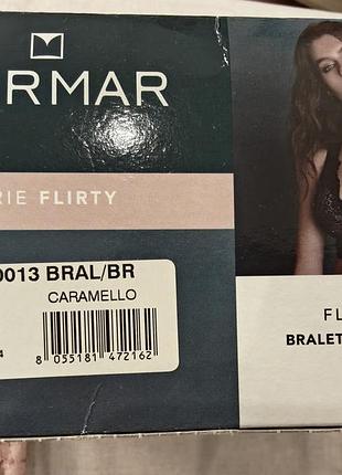Новый кружевной комплект белья lormar flirty 75b / m (бралетт и трусики)