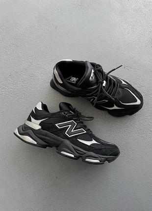 😍 кросівки жіночі new balance 9060 black/reflective
