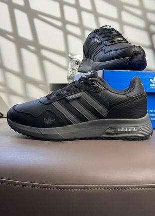 Чоловічі кросівки adidas retropy dark grey black