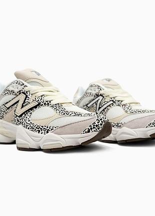 😍 кросівки жіночі new balance 9060 white/leo