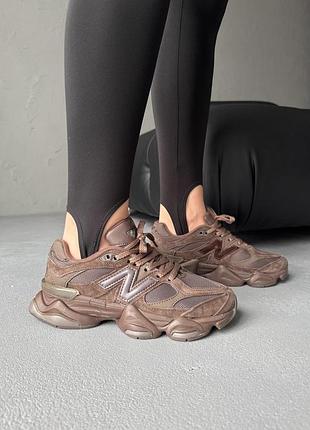 😍 кросівки жіночі new balance 9060 dark chocolate