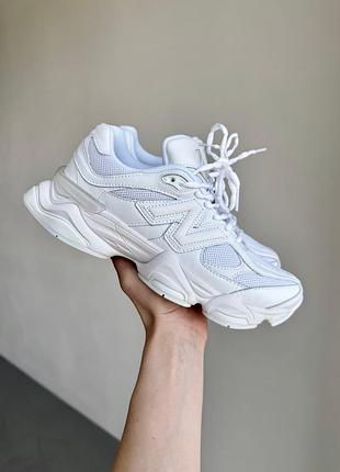 😍 кросівки жіночі new balance 9060 triple white