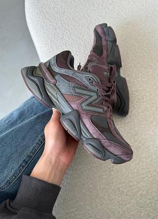😍 кросівки жіночі new balance 9060 brown/bordo