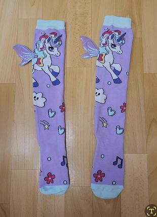 Детские гольфики с единорогом my little pony