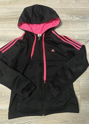 Adidas essentials 3-stripes full zip hoodie