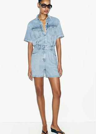 Комбінезон zara 4083/044/427 джинсовий комбез
