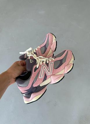 😍 кросівки жіночі new balance 9060 pink/grey/violet