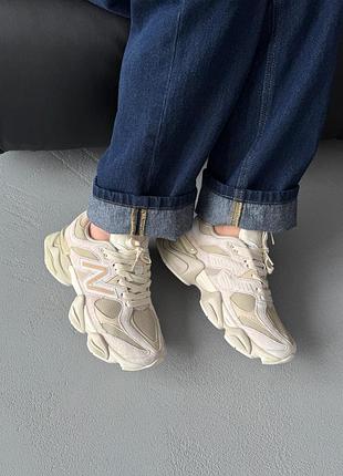 😍 кросівки жіночі new balance 9060 beige athletic