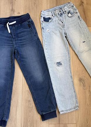 Дитячі джинси на хлопчика zara та h&m, р.8-9(134) в гарному стані, заміри на фото