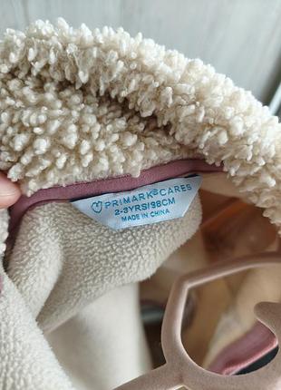 Куртка тедді для дівчинки primark 3