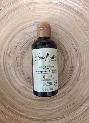 Шампунь sheamoisture, jamaican black castor oil, 95 мл